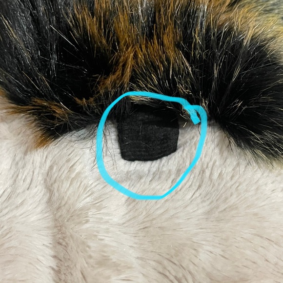 BLACK FAUX FUR HEAD WRAP - Picture 7 of 11